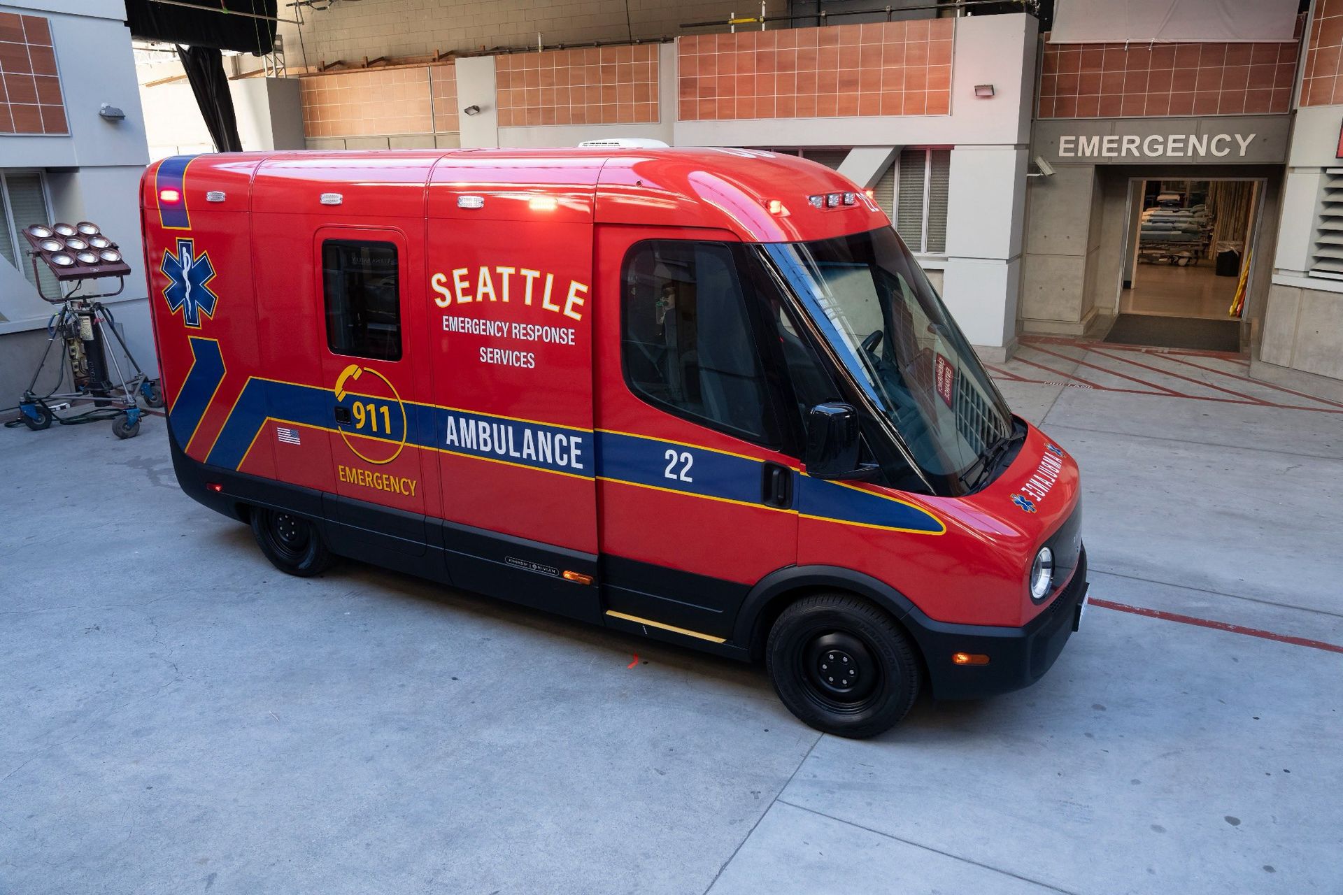 Rivian har gjort en ambulans