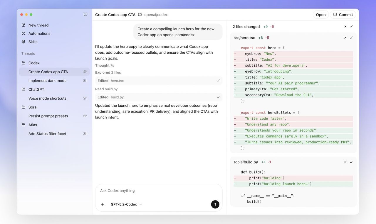 OpenAI släpper Codex till macOS