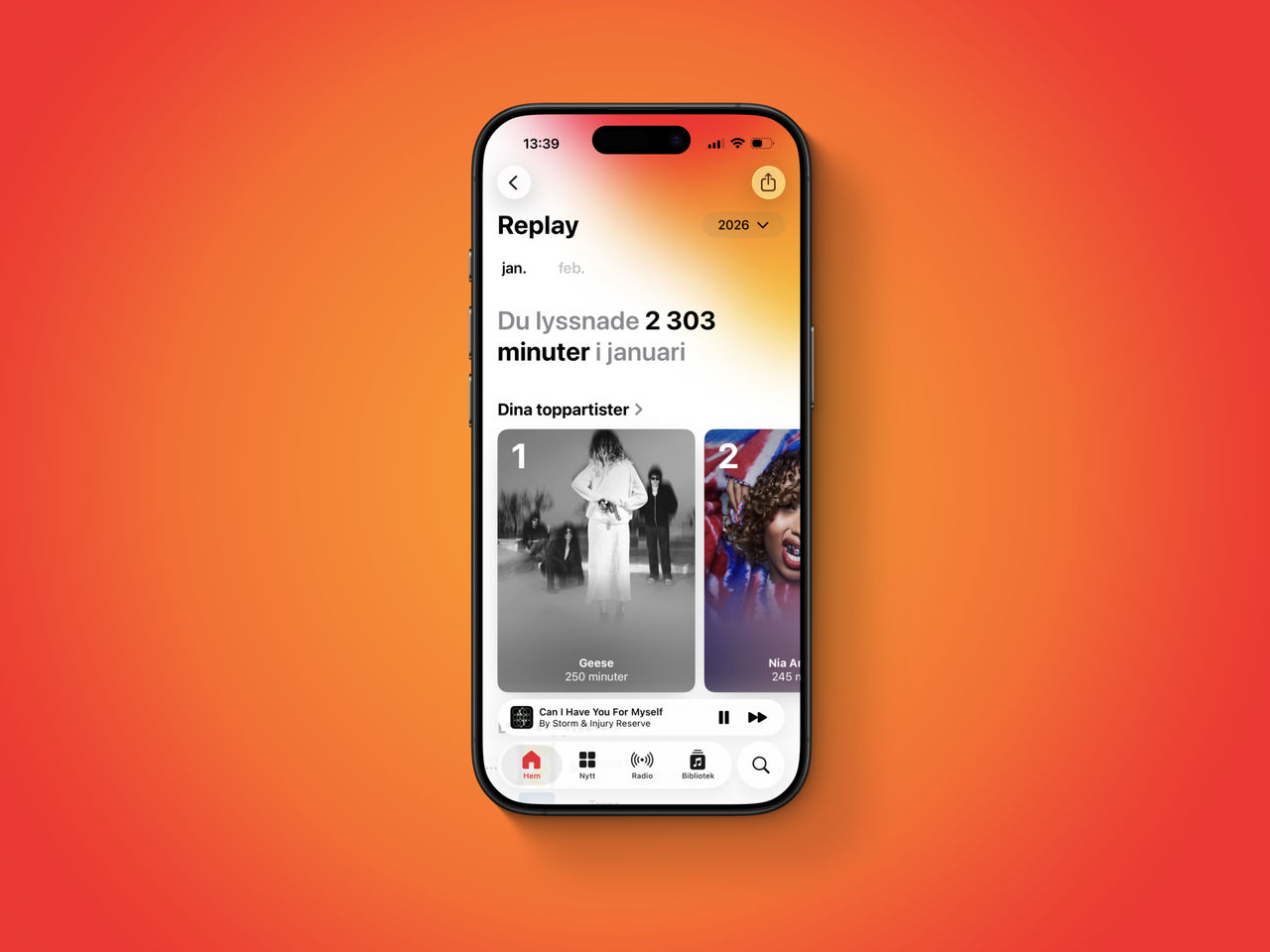 Nu finns Apple Music Replay 2026