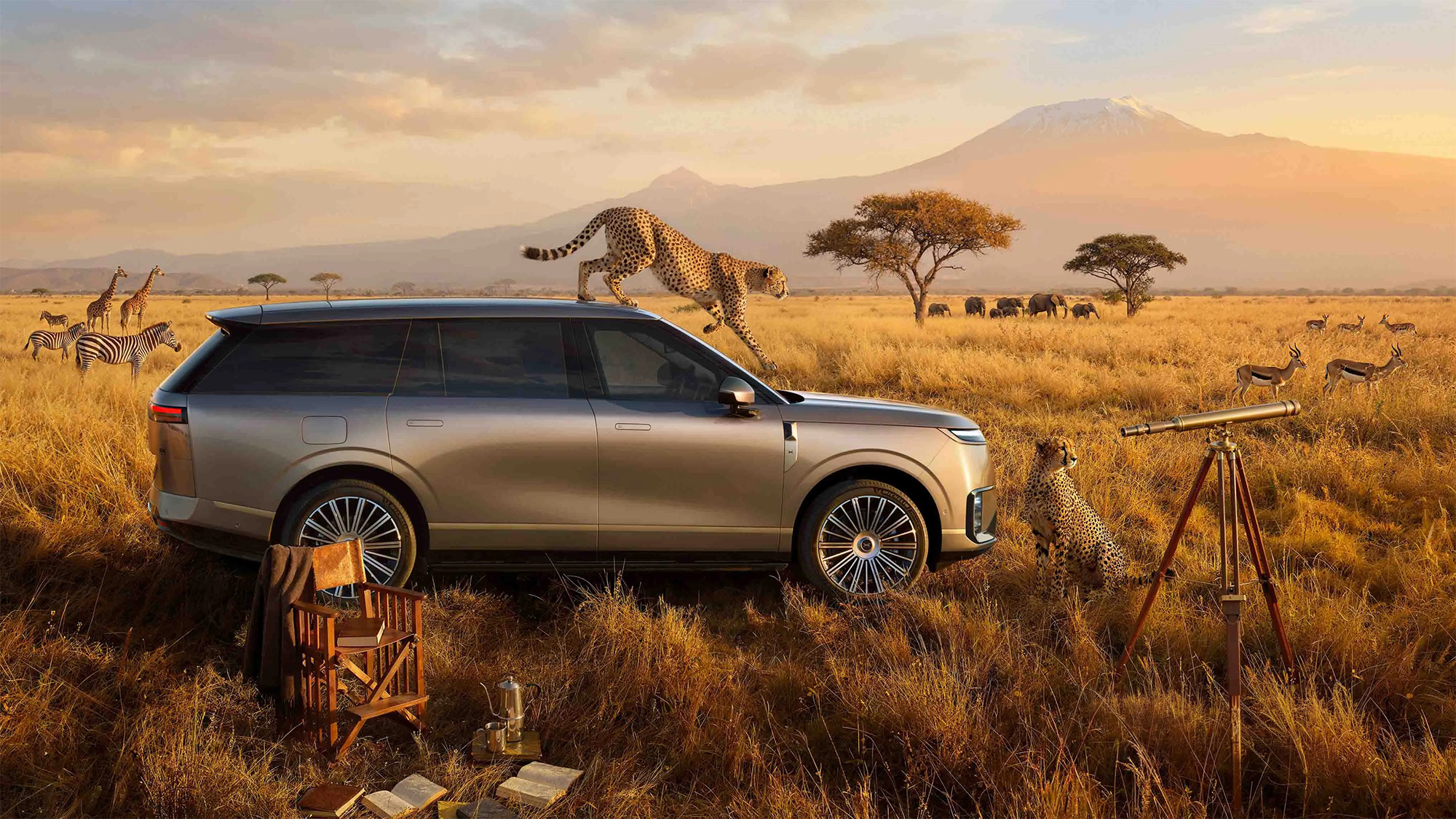 Xpeng visar upp Range Rover-kopia. Stilig sådan, men fortfarande en ...