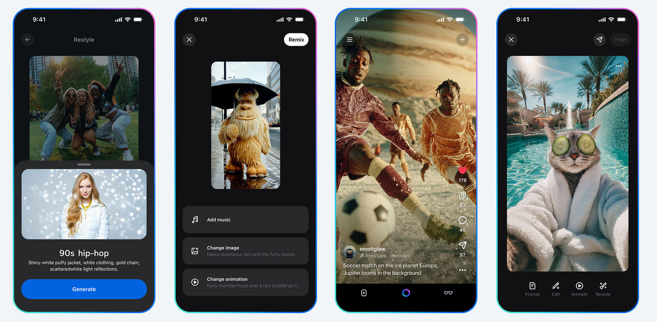 Metas testar fristående app för Vibes