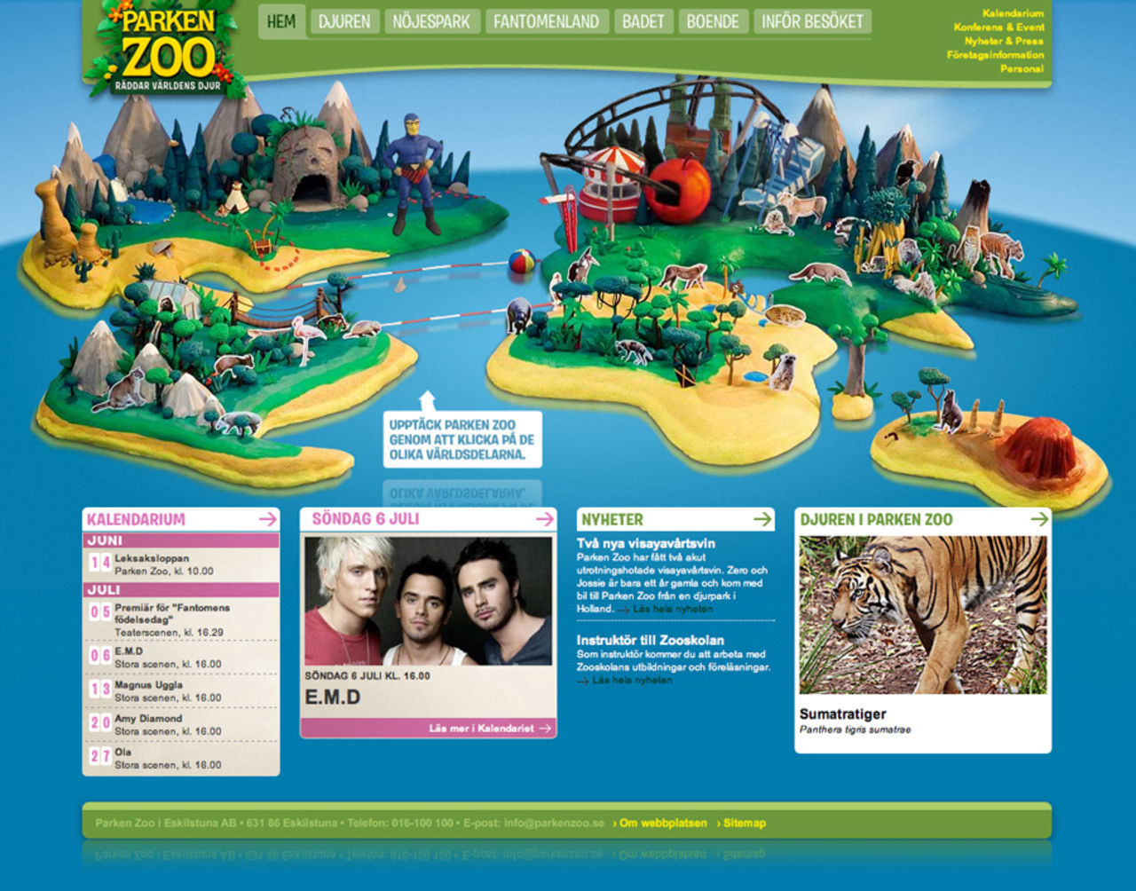 Parken Zoo fixar webben