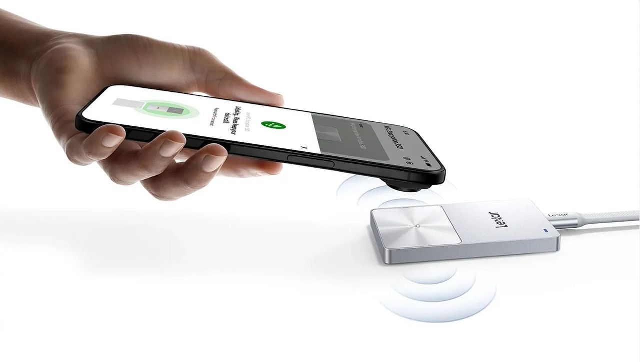 Lås upp SSD-disken med mobilen