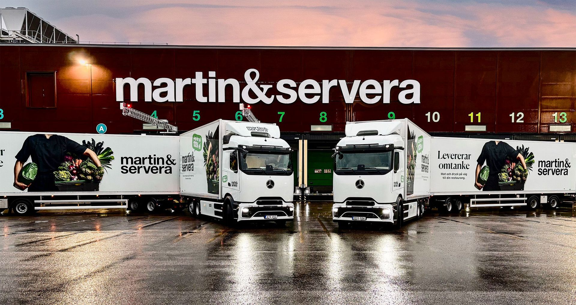 Den här ellastbilen rullar 90 mil om dagen