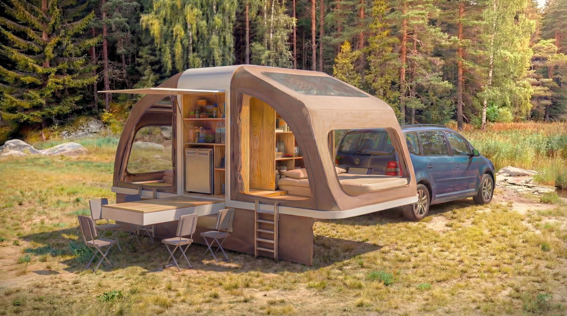 Wingcube är ett alternativ till tältvagn