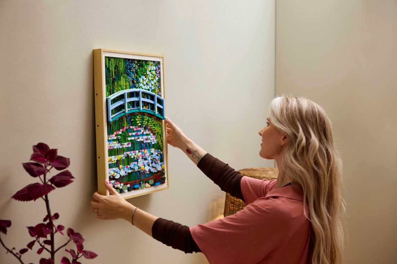 Konstverk av Monet blir tavla av Lego