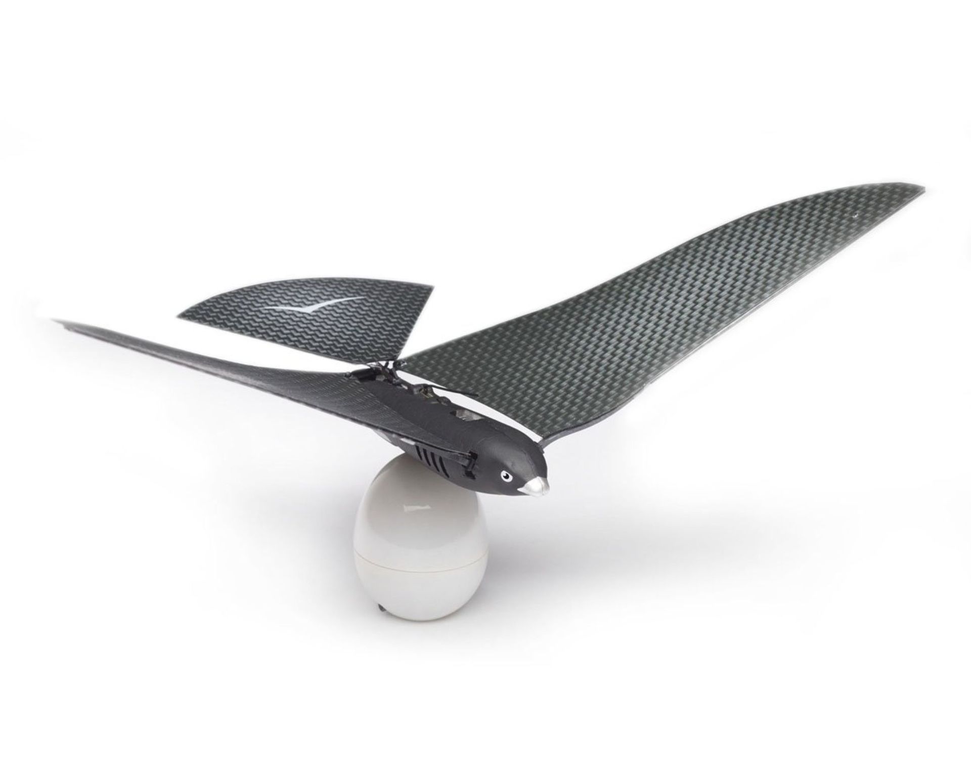 En telefonstyrd flygande fågel