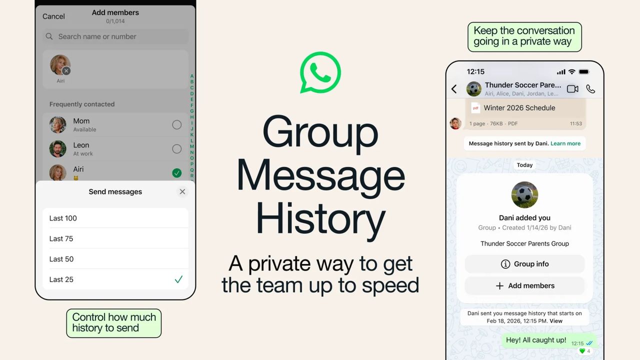 WhatsApp fortsätter förbättra gruppchattar