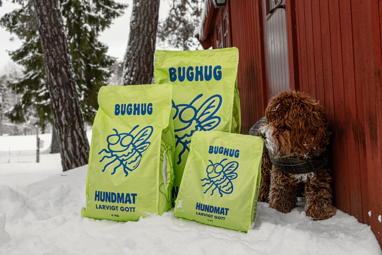 BugHug lanserar hundmat