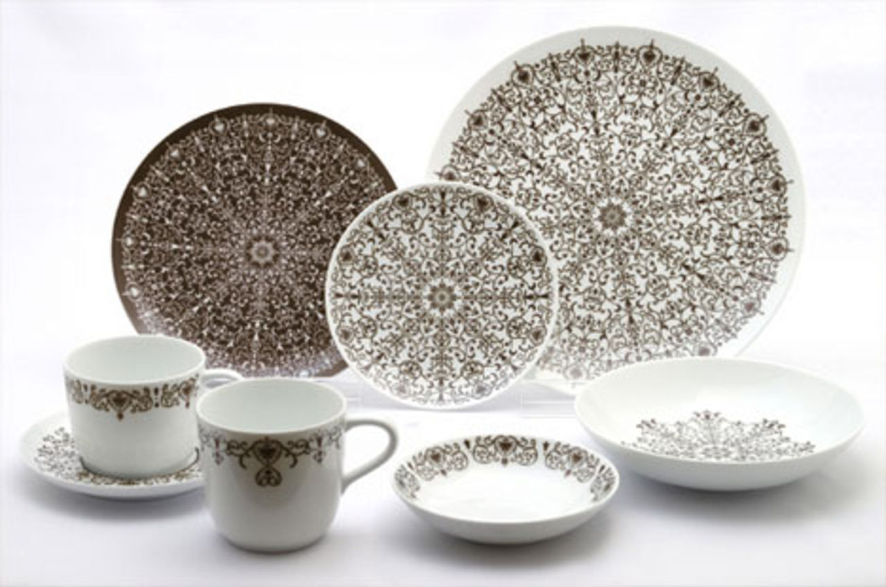 Läckert retroporslin