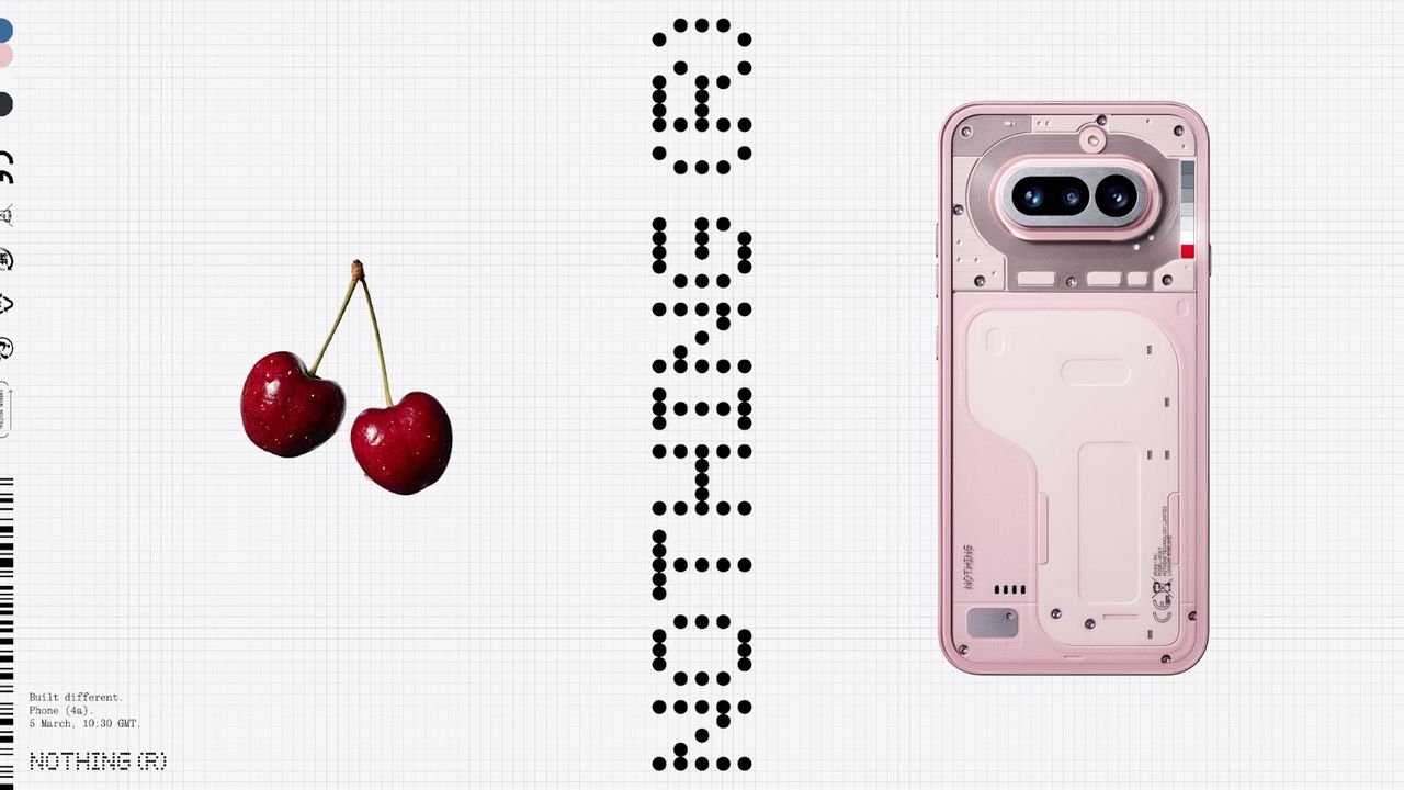 Nothing Phone 4a får rosa färgalternativ