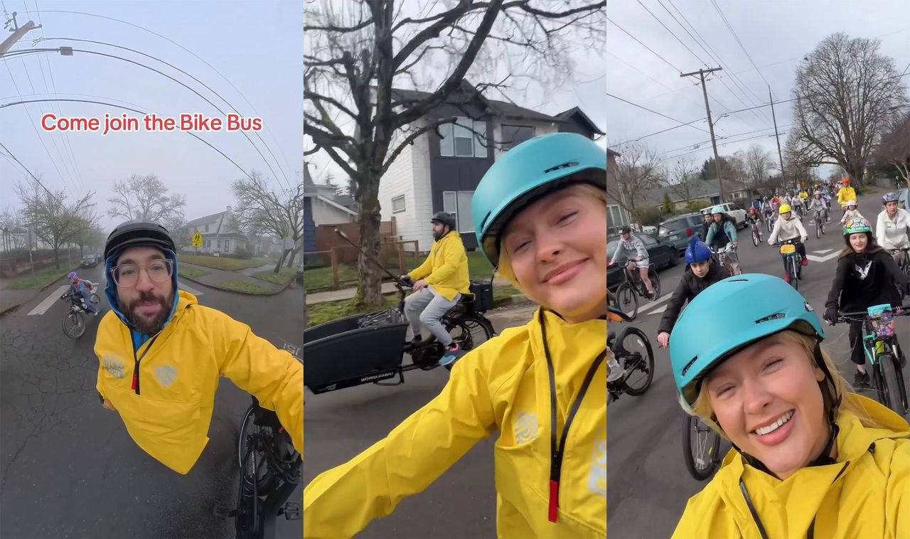 Zara Larsson cyklade med cykel-bussen