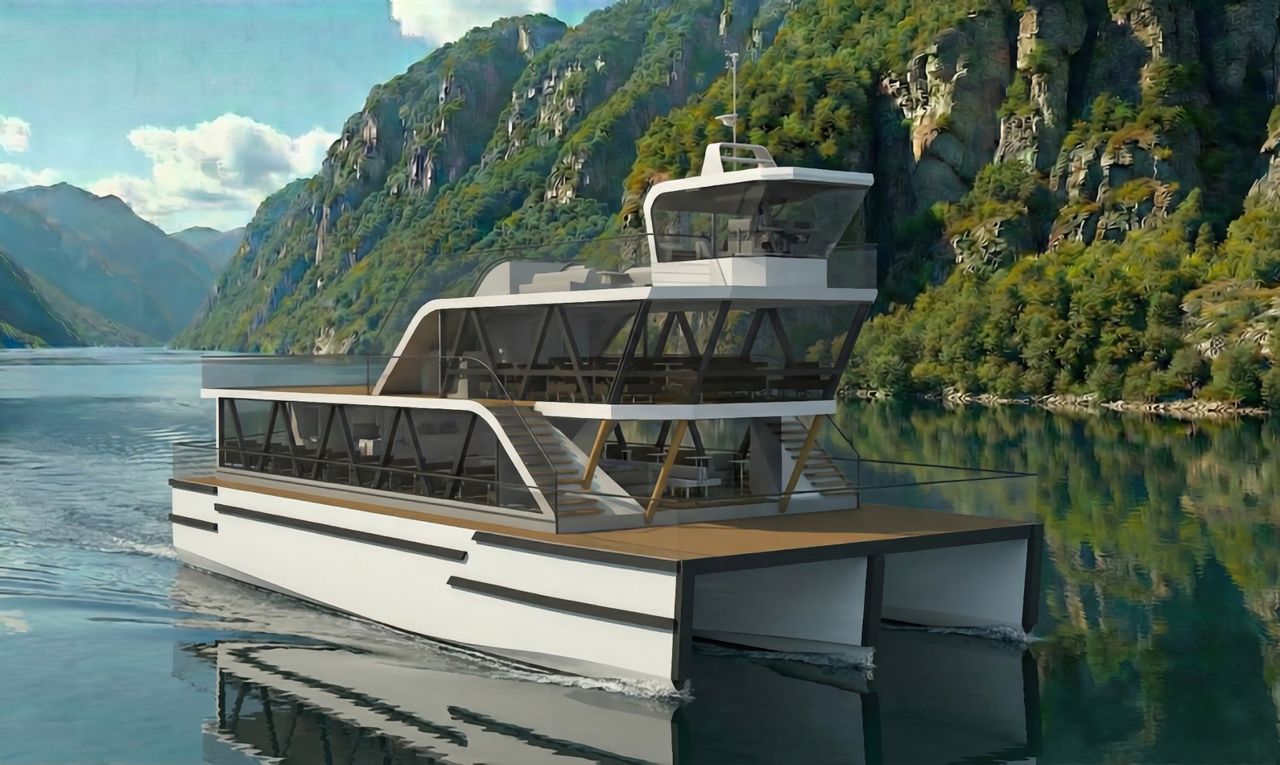 Norska Brim Explorer beställer eldrivna trimaraner