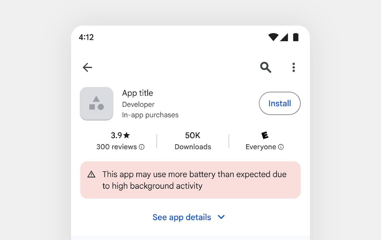 Google börjar varna för appar som drar mycket batteri