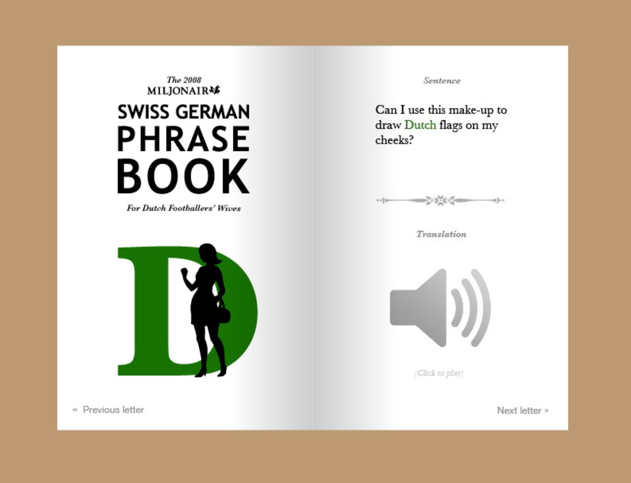 Phrasebook för fotbollsfruar