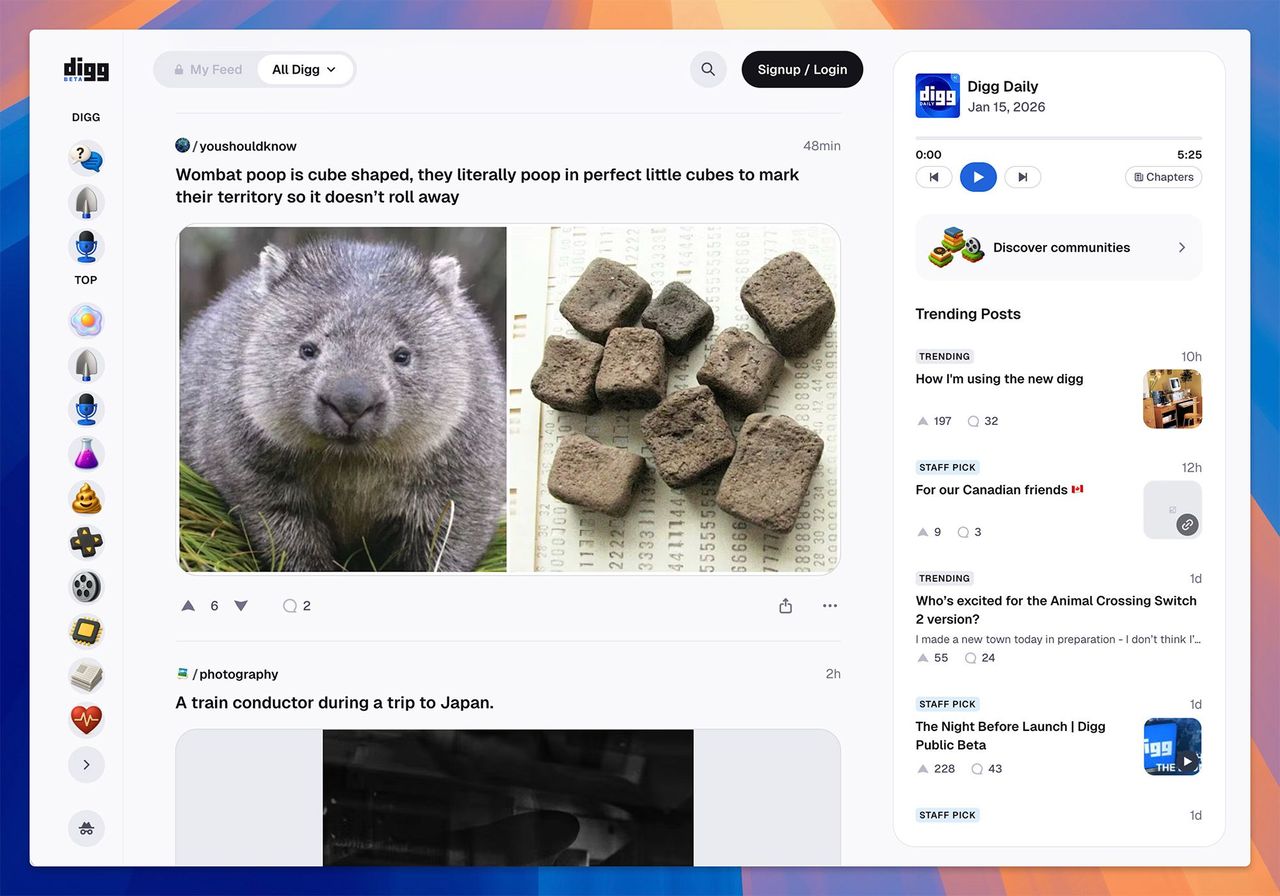 Diggs Reddit-kopia läggs ned efter två månader