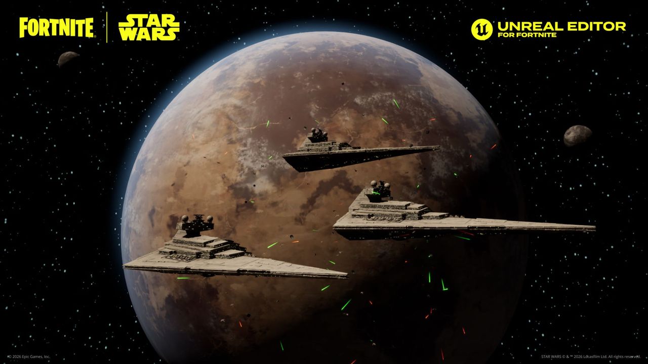 Nu kan man göra Star Wars-spel i Fortnite