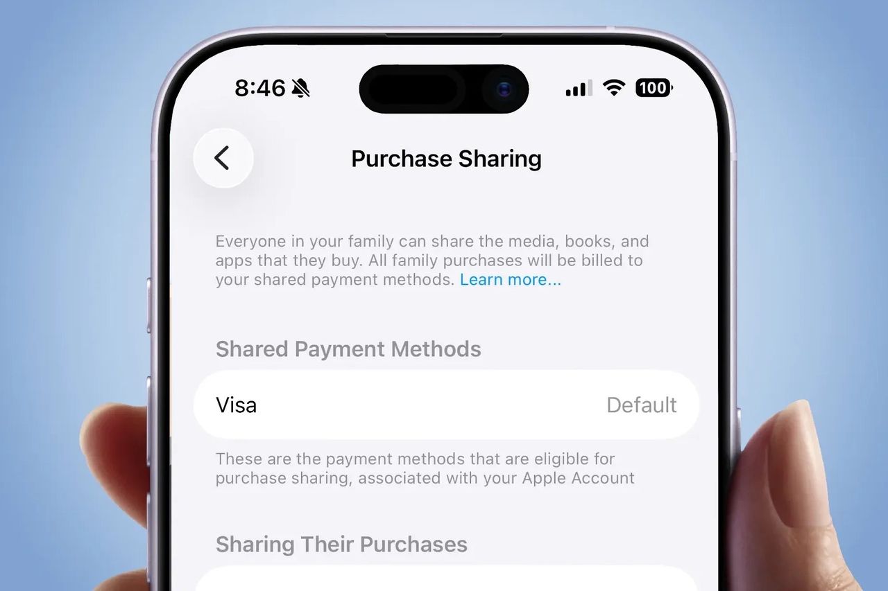 Apple ändrar familjedelning