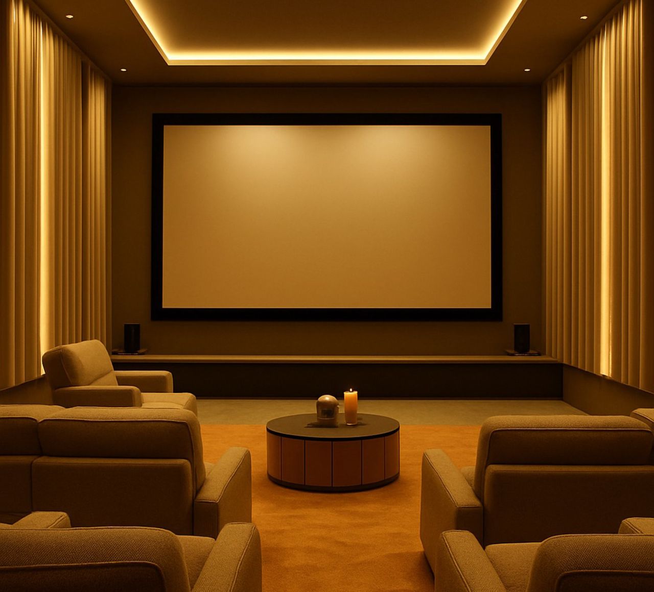 Sinema hyr ut vardagsrum