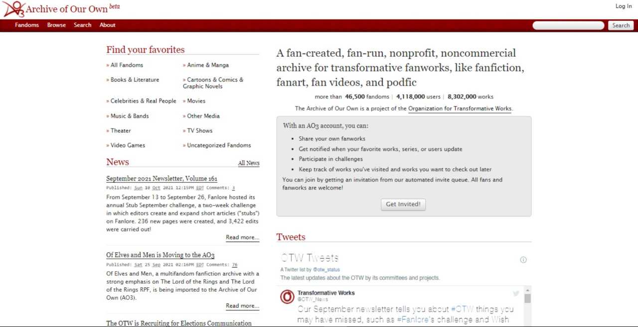 Fanfiction-jätte lämnar betastadiet