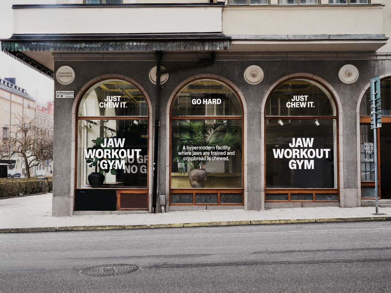 Gym för käken öppnar i Stockholm