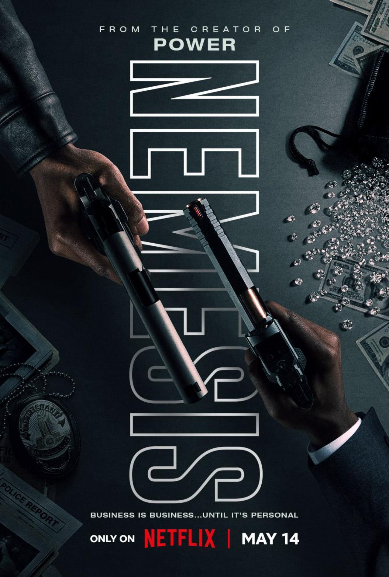 Tvekamp mellan tjuv och polis i nya tv-serien Nemesis