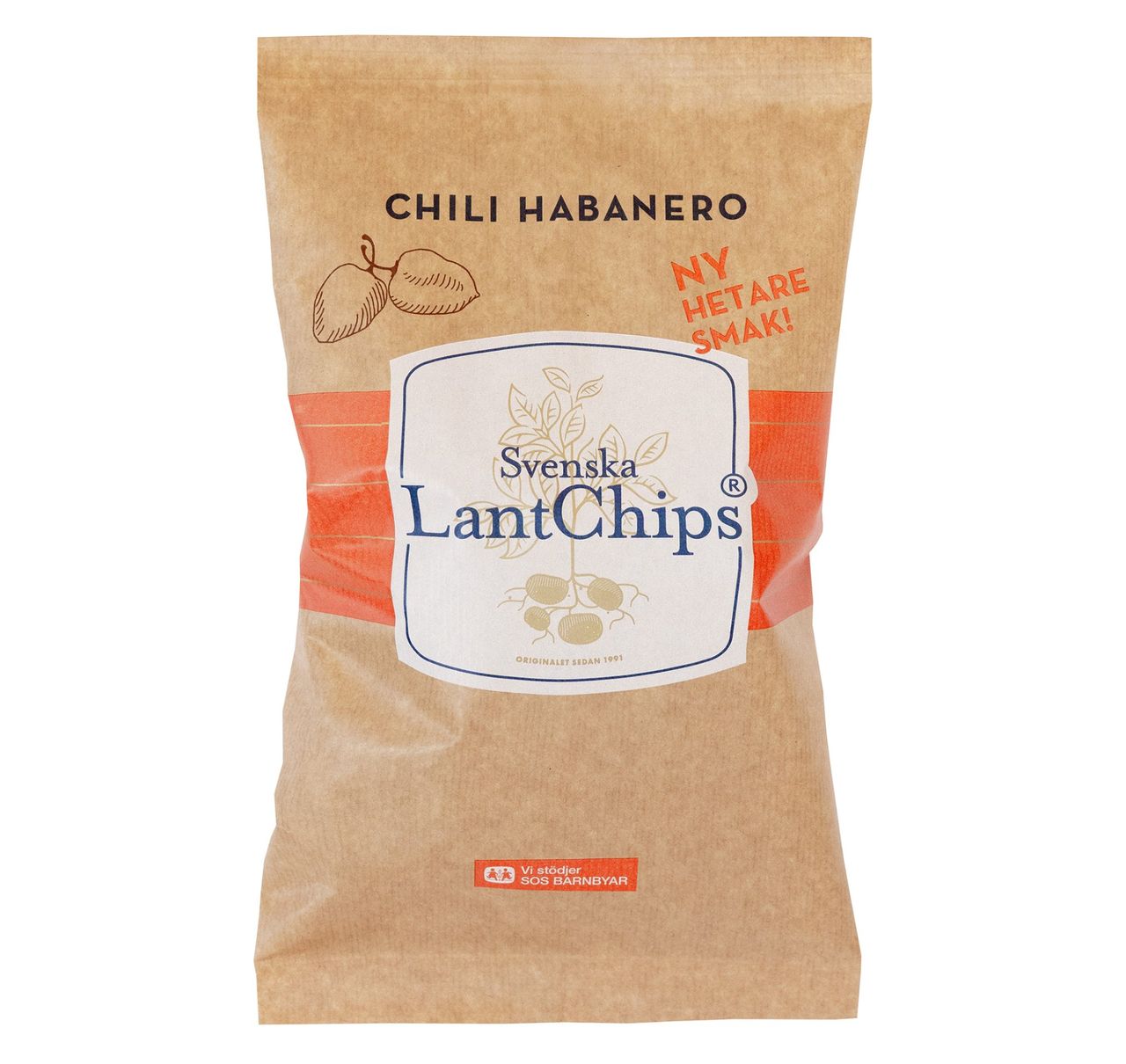LantChips Chili Habanero blir ännu starkare