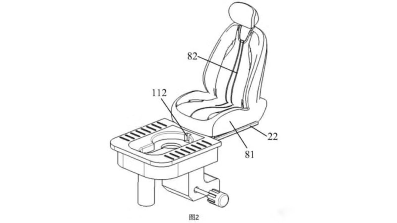 Bilstolen som även fungerar som toalett