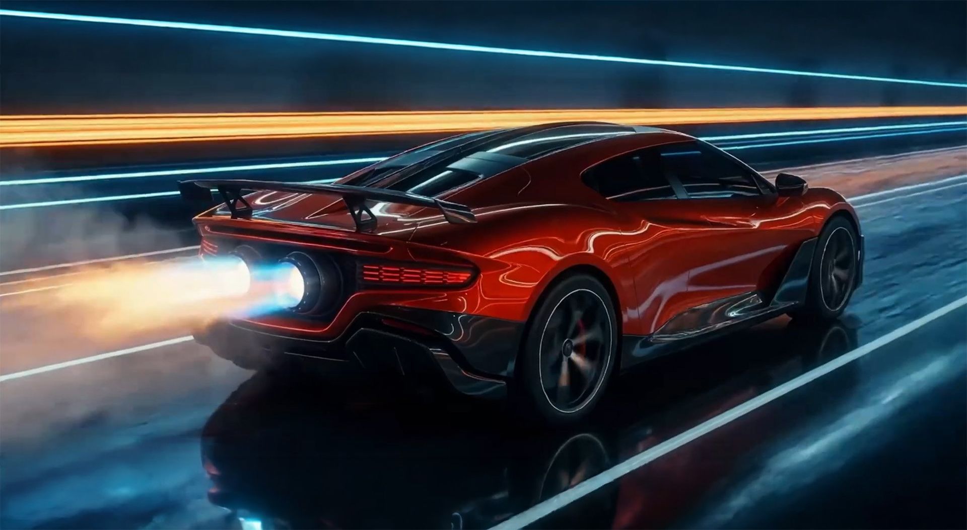 Dreames nya elbilskoncept har raketmotorer