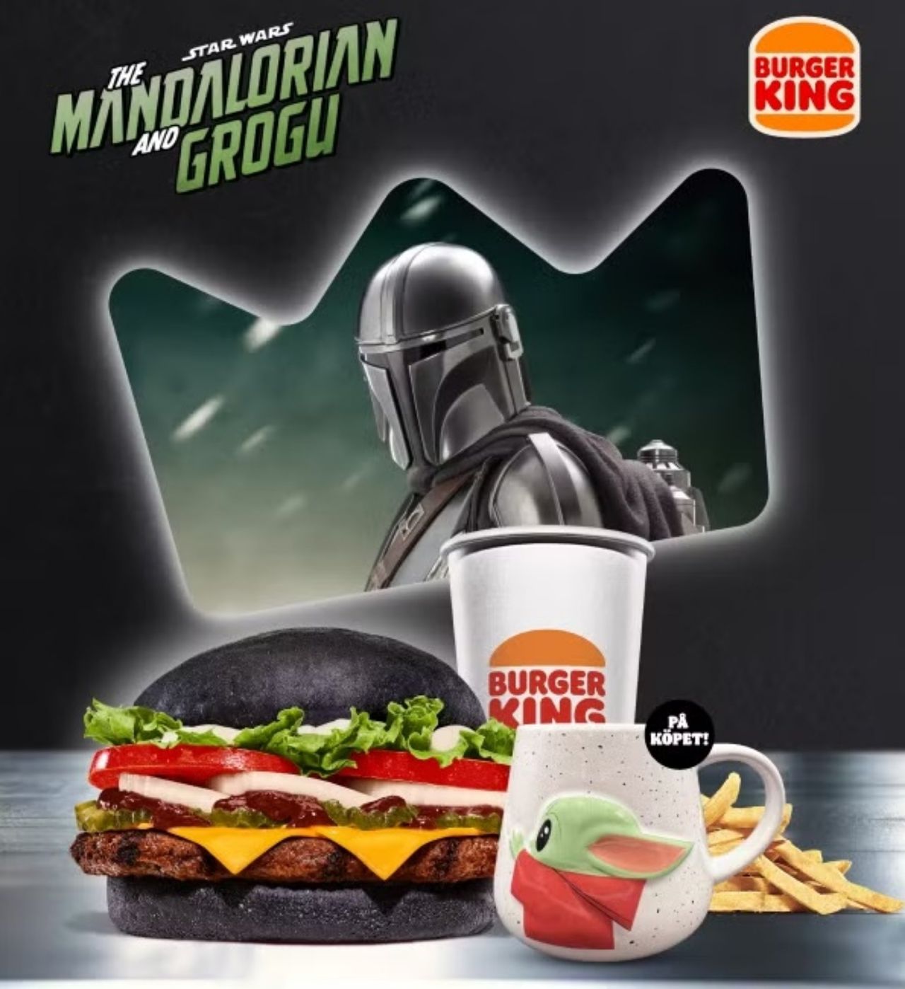 Burger King börjar servera Mandalorian-burger
