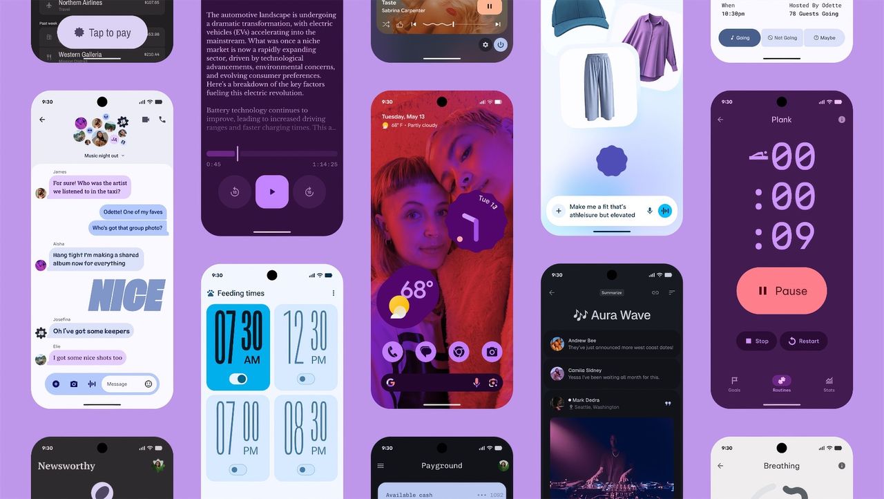 Ingen Liquid Glass för Google Pixel