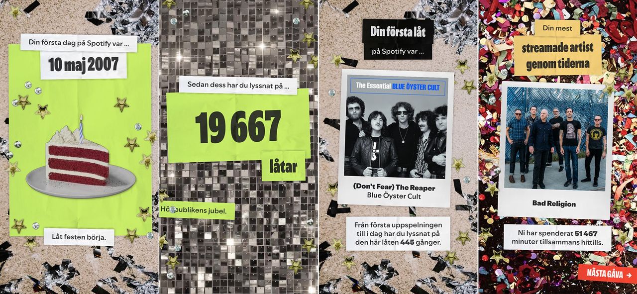 Kolla in din musikhistoria på Spotify