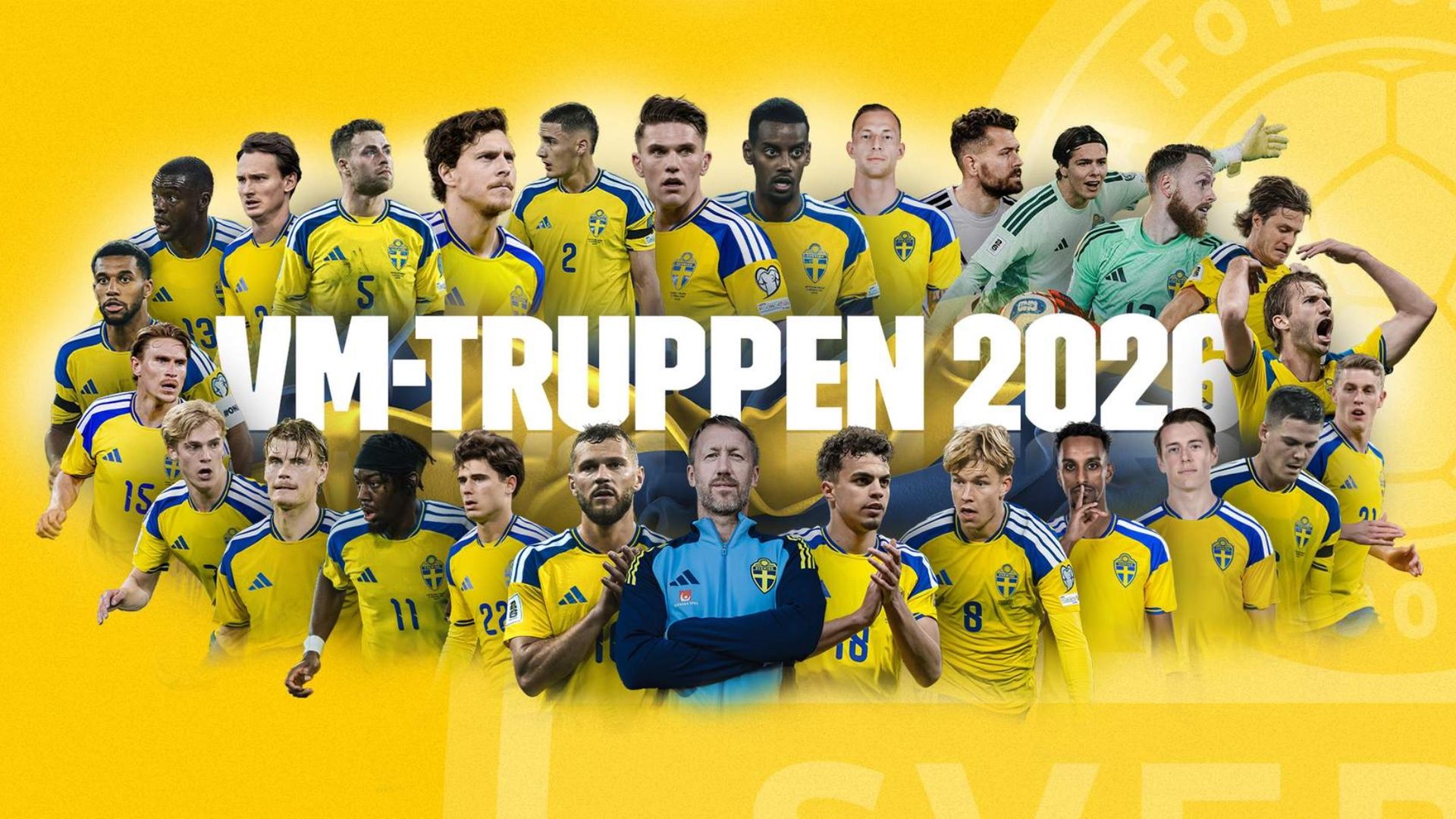 Här är Sveriges VM-trupp