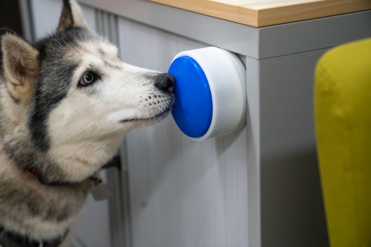 Dogosophy Button är en fjärrkontroll för hundar
