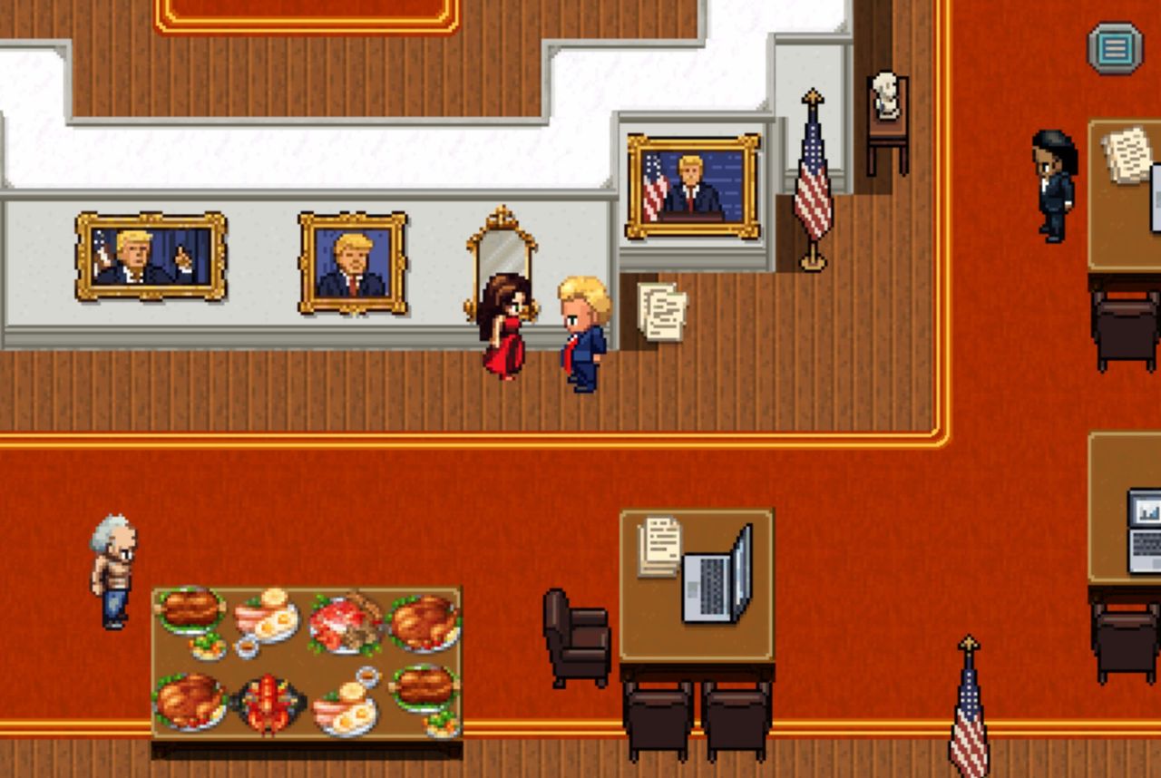 Donald Trump spelar huvudrollen i nytt spel