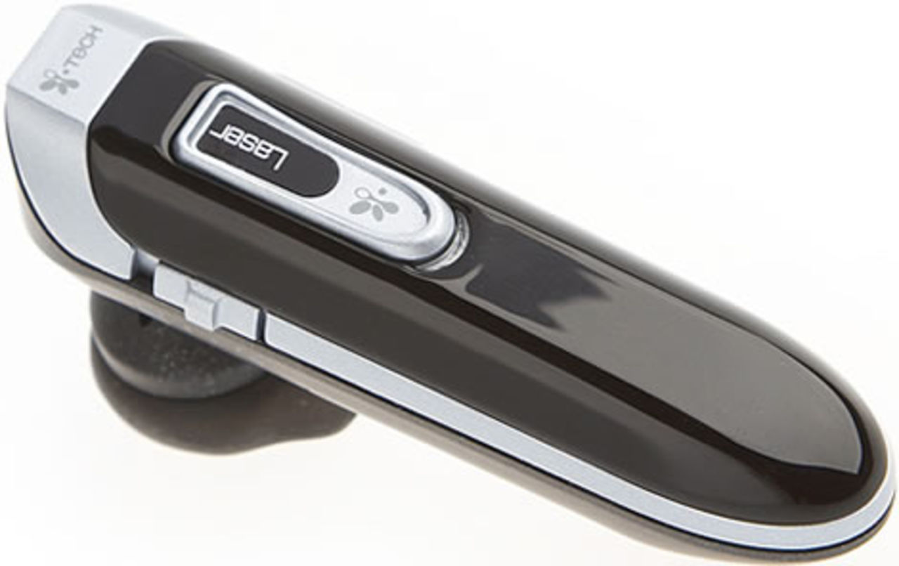 Bluetooth-headset med laserpekare och ficklampa