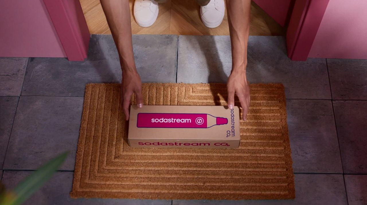 SodaStream lanserar hemleverans av kolsyrecylindrar