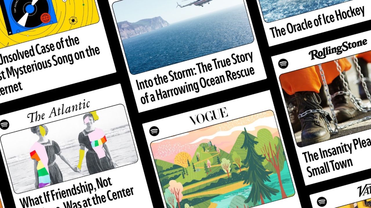 Spotify släpper inlästa reportage från magasin