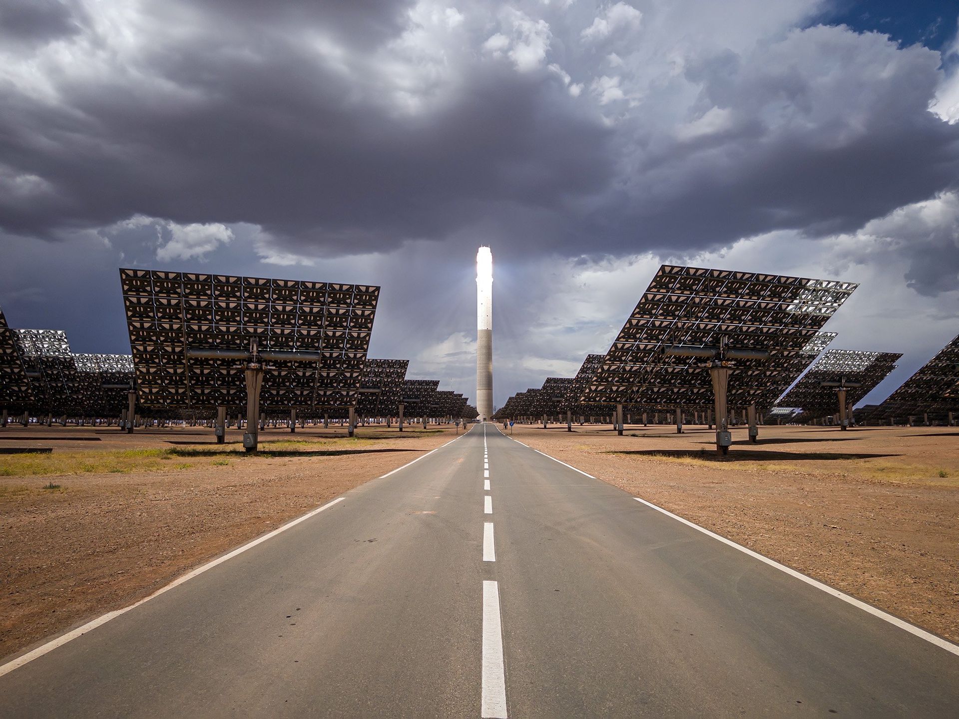 Vi har kollat in tornet som lagrar solenergi