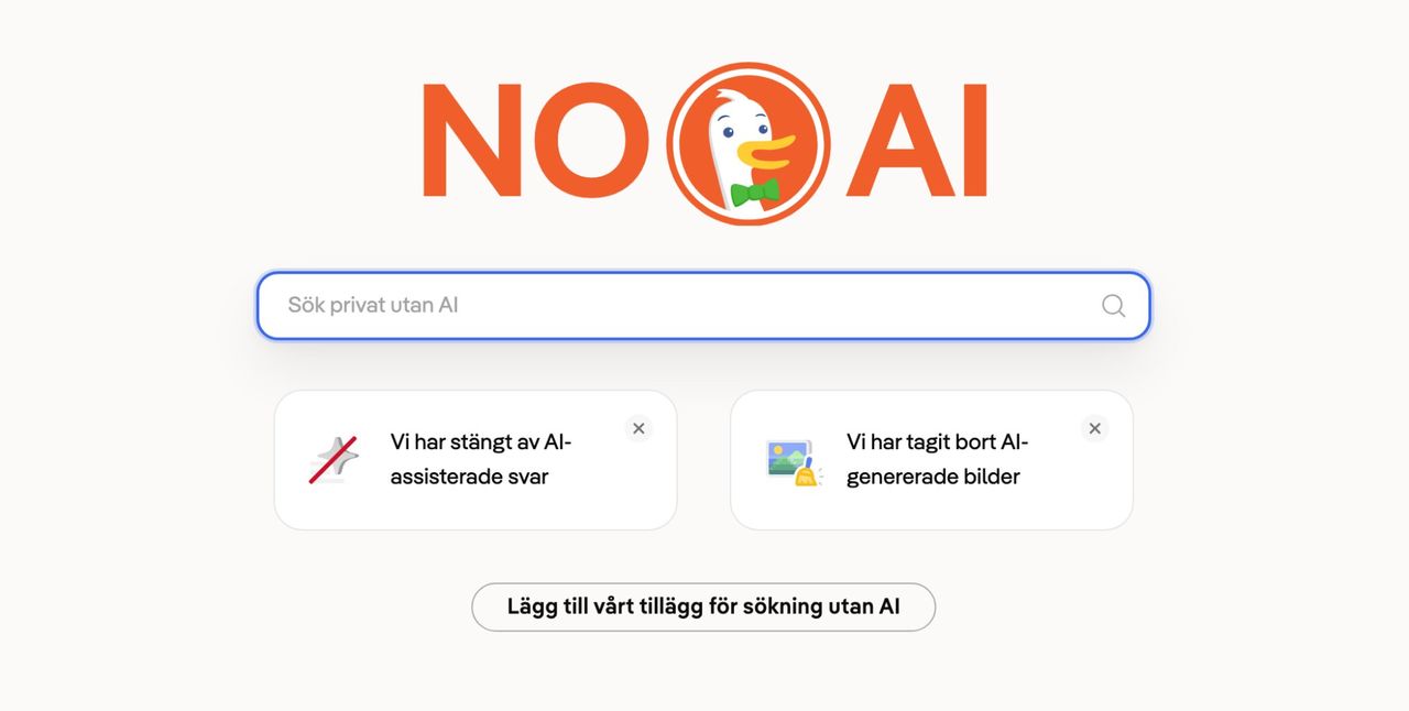 Allt fler söker sig till DuckDuckGo 