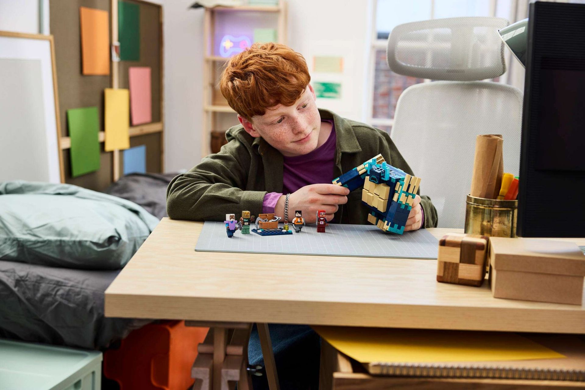 Lego visar upp nytt Minecraft-bygge