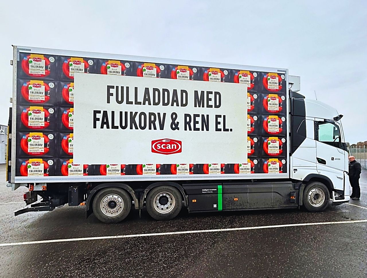 Scan börjar använda eldrivna lastbilar från Einride