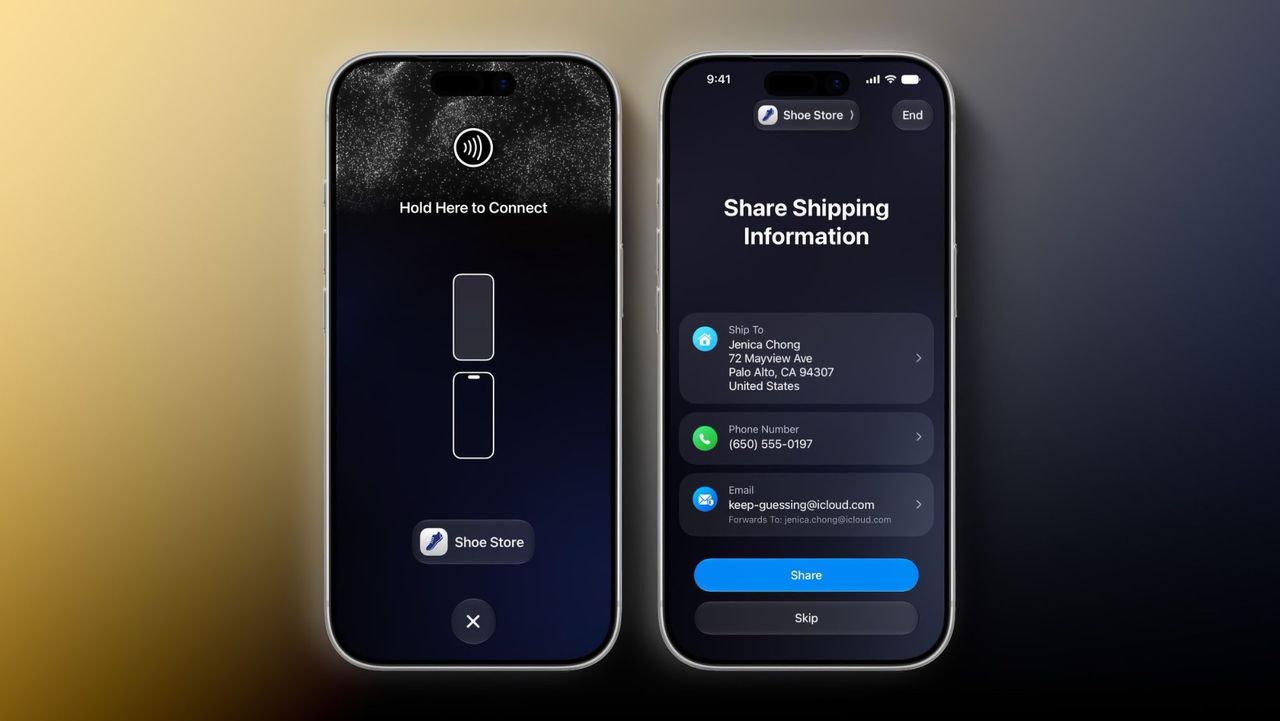 iOS 27 får ny Tap to Share-funktion