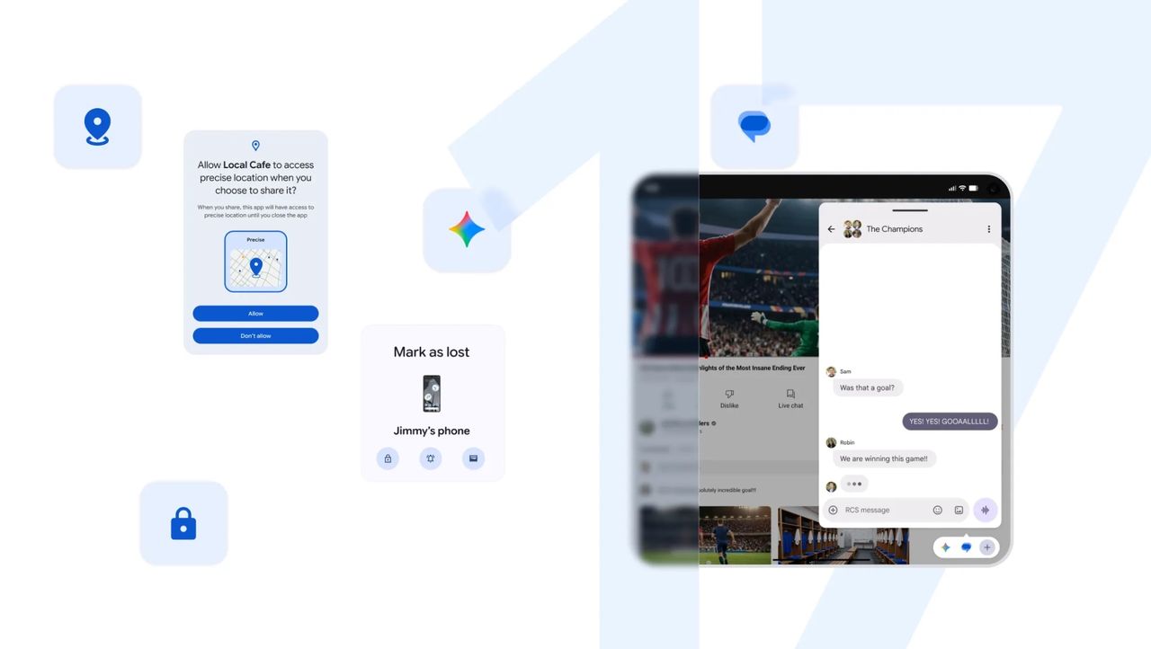 Google rullar ut skarpa Android 17
