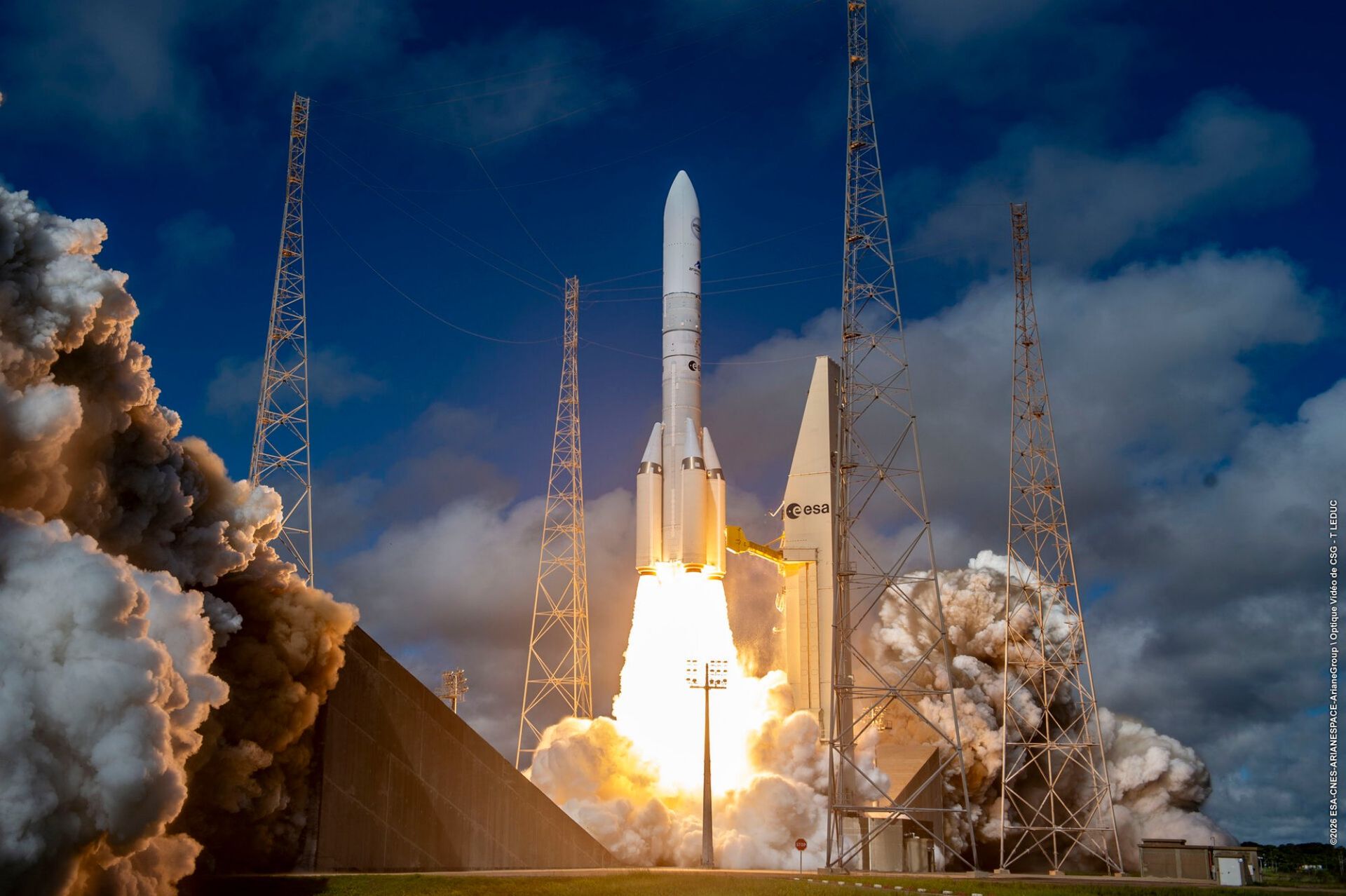 Ariane 6 uppskjuten med sina kraftfullaste motorer