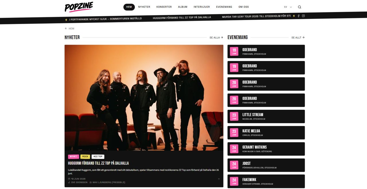 Svensk musik­sajt att kolla in