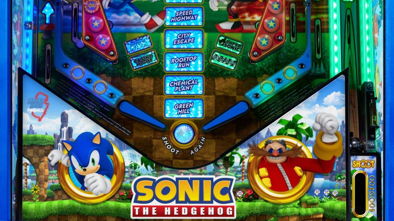 Jersey Jack släpper Sonic som flipperspel