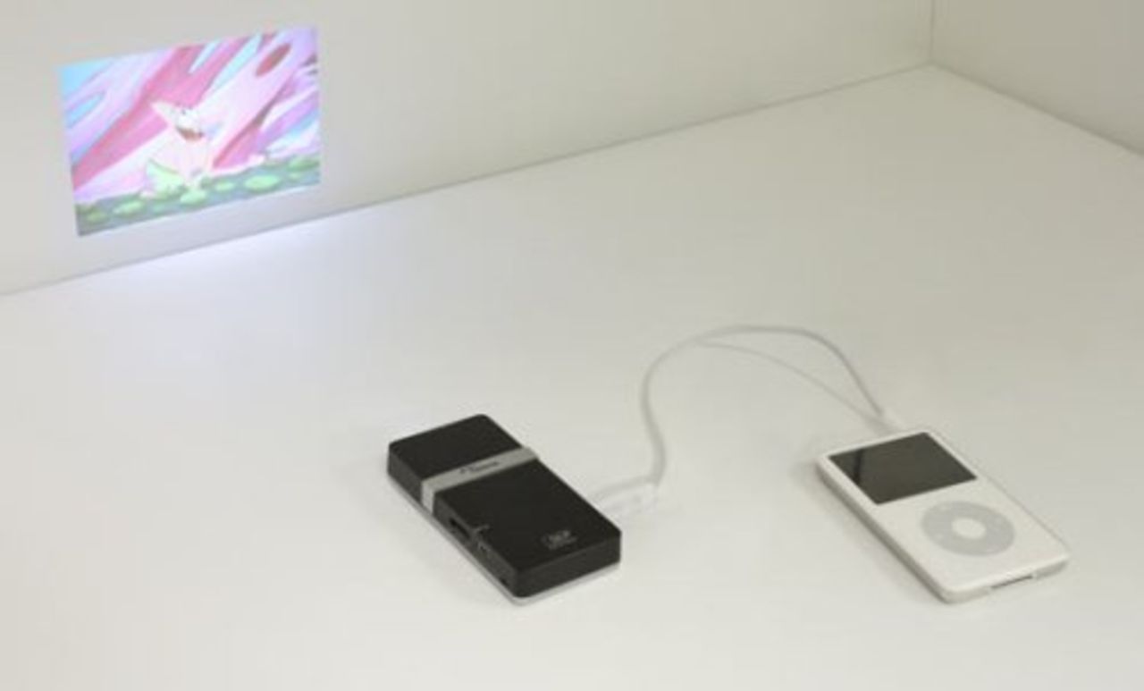 Liten projektor till iPod