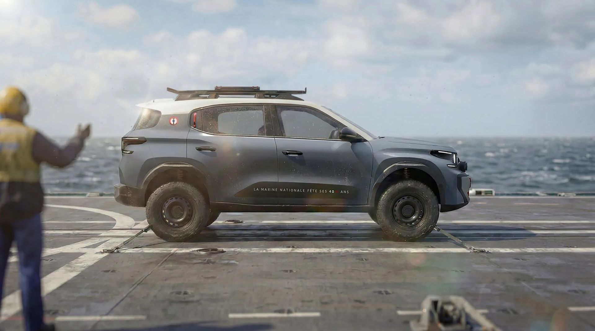Citroën C3 Aircross med stridsfartyg-tema
