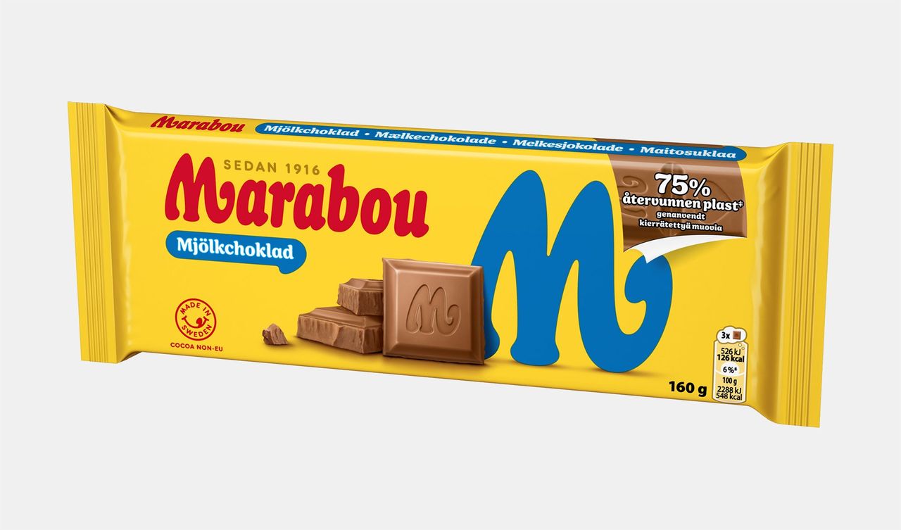 Marabou byter förpackningar